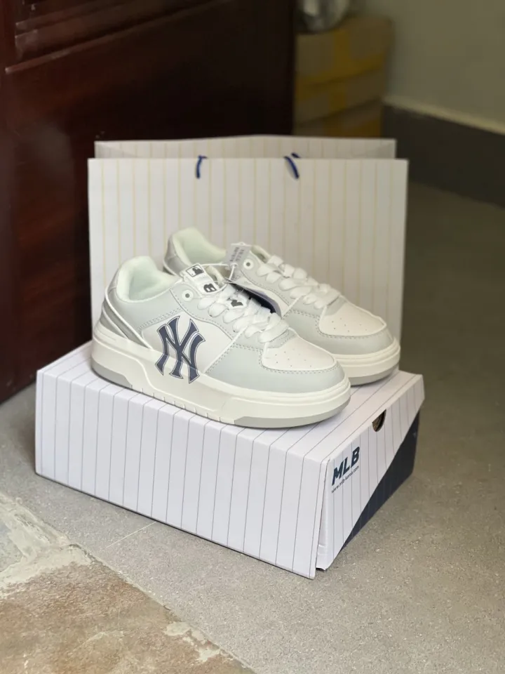 Giày Thể Thao MLB Liner NY Trắng Xám Giày MLB Chunky Liner NY MLB Chunky 