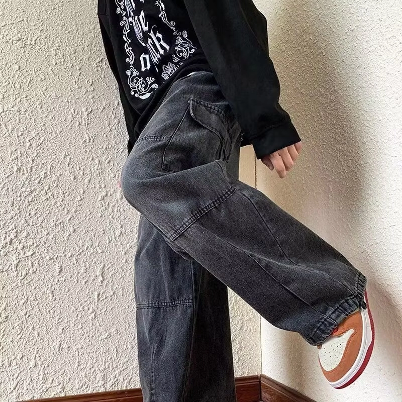 Quần Jeans ống rộng