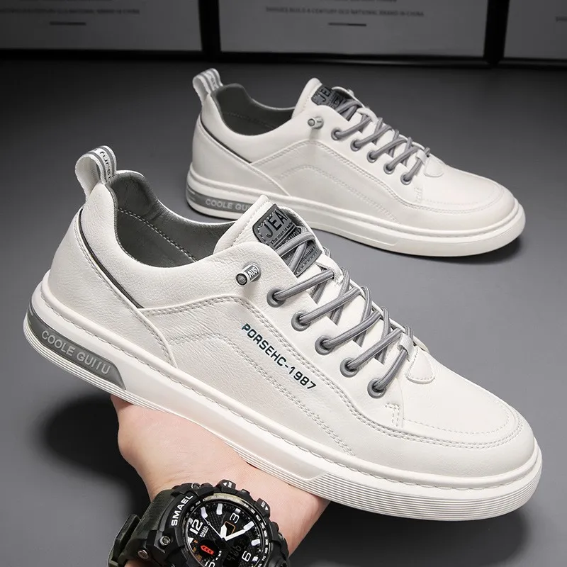 Giày sneaker nam màu trắng Porsecc Trắng 