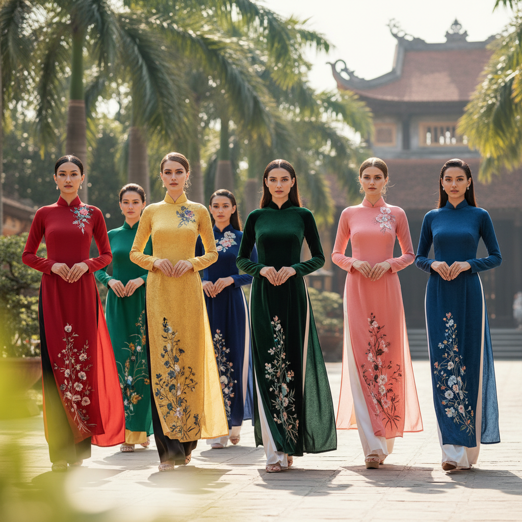 Top 100 mẫu áo dài đẹp nhất cho các dịp lễ hội và sự kiện