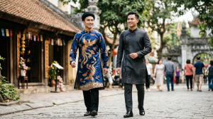 Những mẫu áo dài nam cách tân và truyền thống đẹp nhất 2026