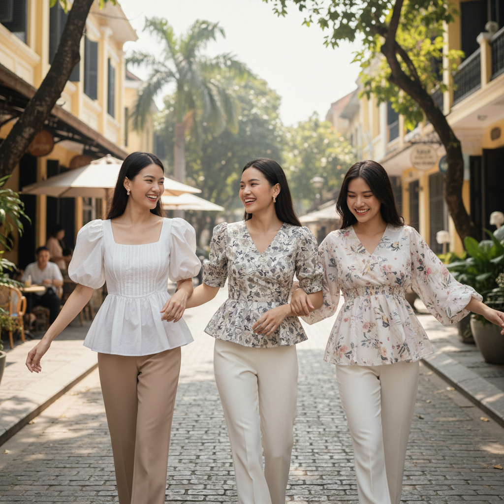 Cập nhật những mẫu áo kiểu mới nhất cho tủ đồ của nàng