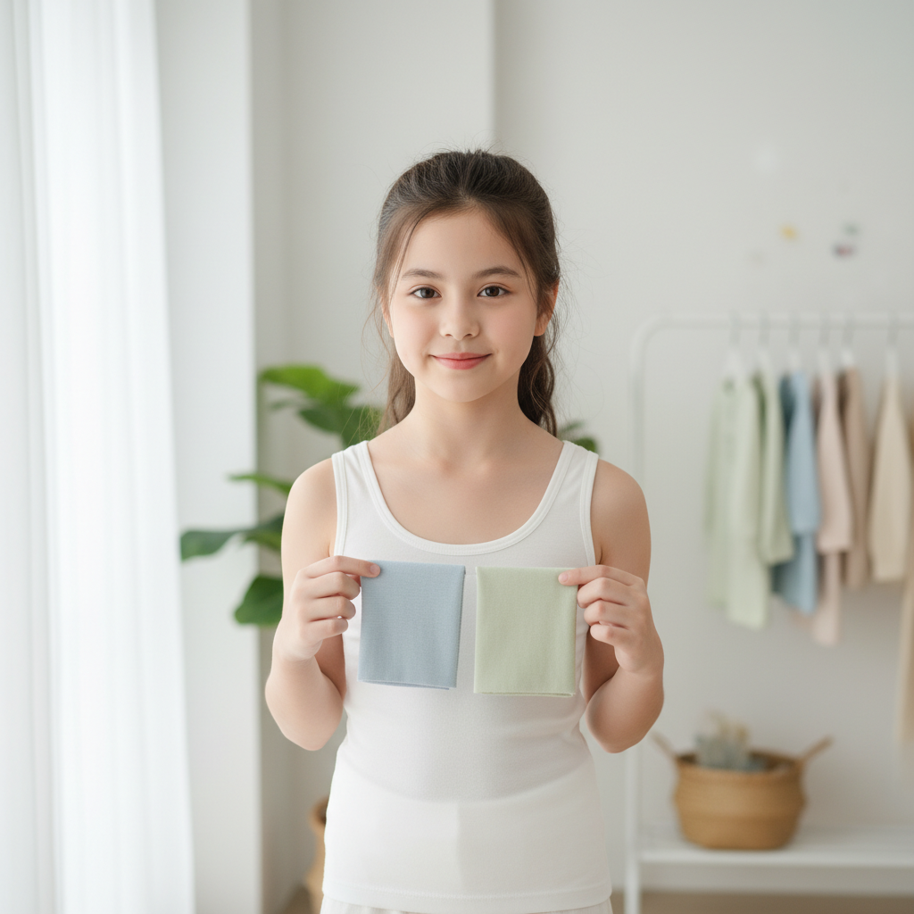 Áo lá cho bé gái dậy thì: Chọn chất liệu gì để thoải mái nhất?