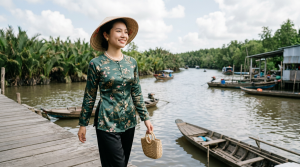 Cảm nhận vẻ đẹp tâm hồn qua hình ảnh chiếc "áo mới cà mau"