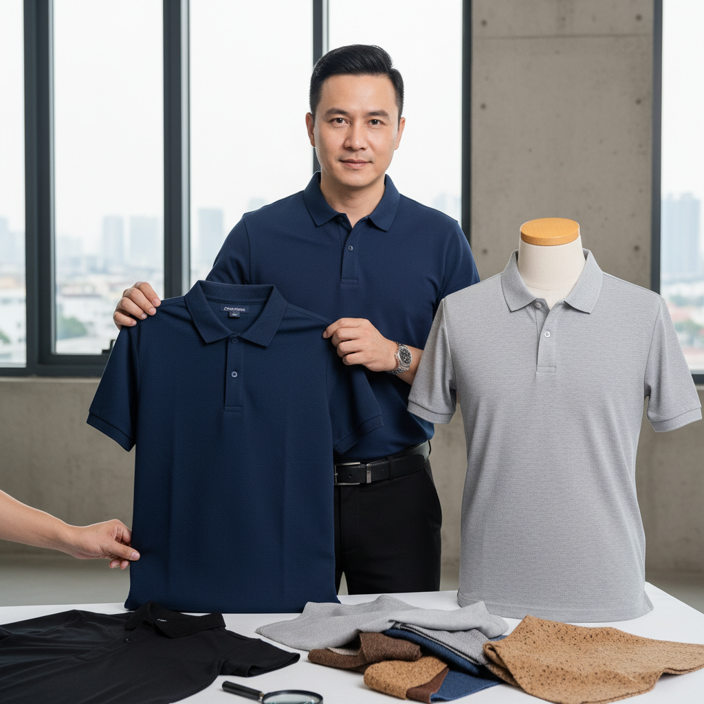 Review chi tiết áo polo yody cho nam: Chất liệu và độ bền