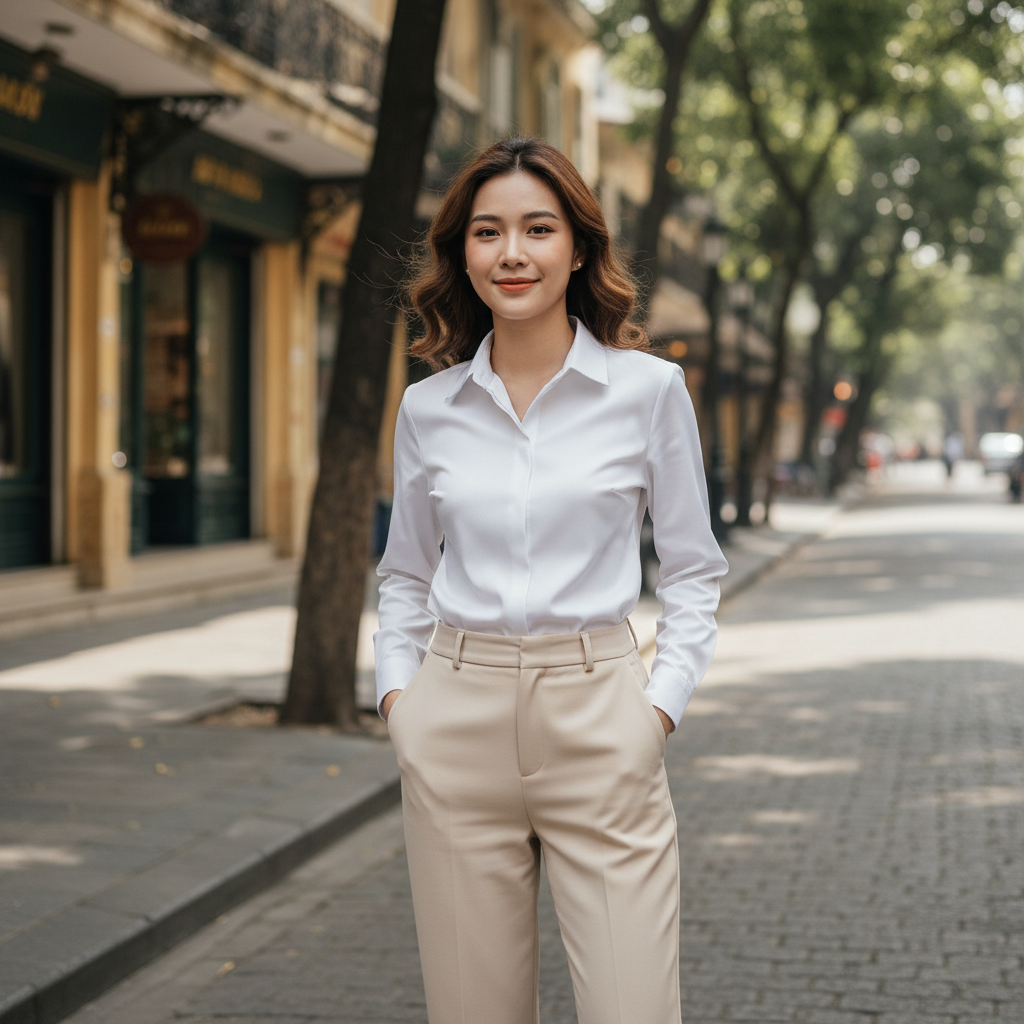 áo sơ mi trắng