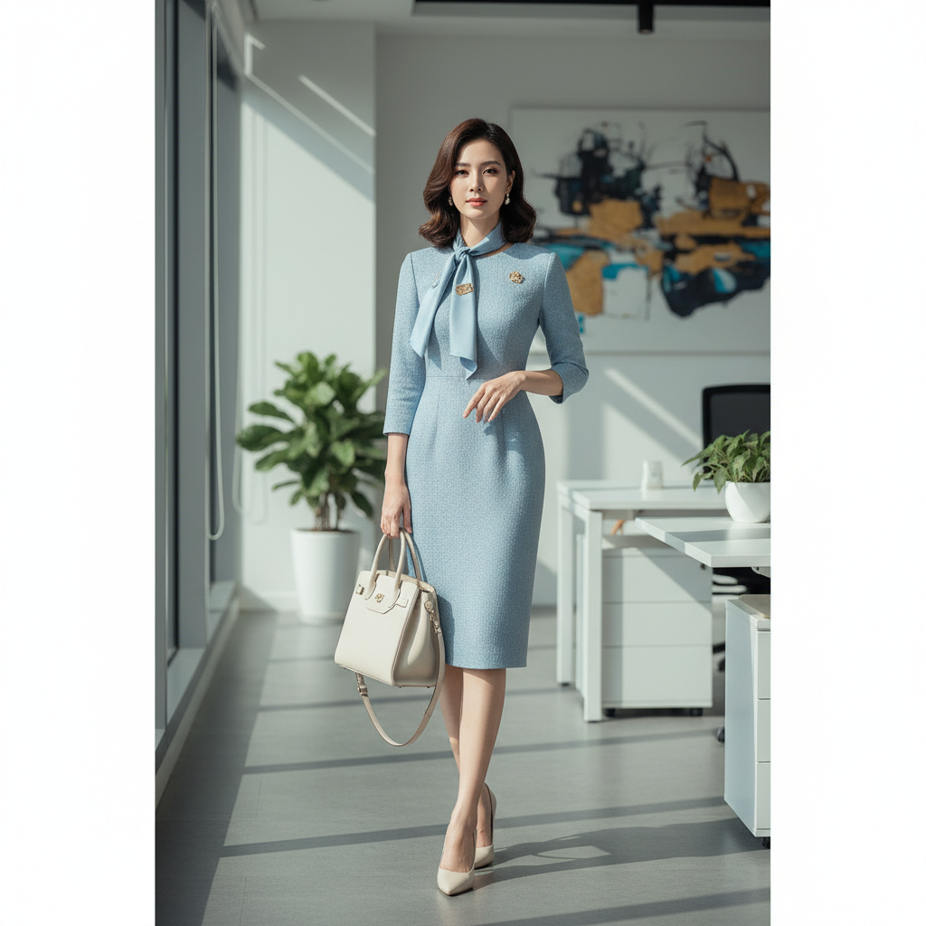 váy đầm công sở hàng hiệu
